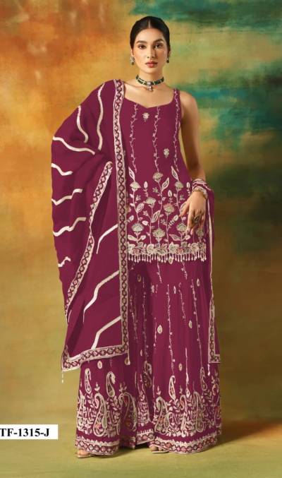 TAWAKAL 1315 BY OM SAI DESIGNER GEORGETTE SALWAR SUIT WHOLESALER IN INDIA